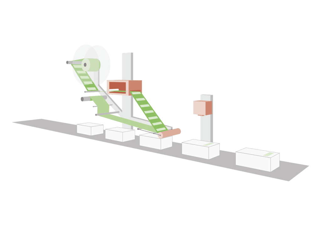 etichettatura RFID in linea immagine applicazione