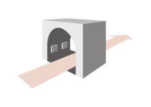 RFID reading tunnel for control and association